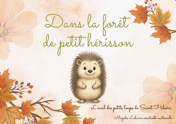 Dans la forêt de petit hérisson A3