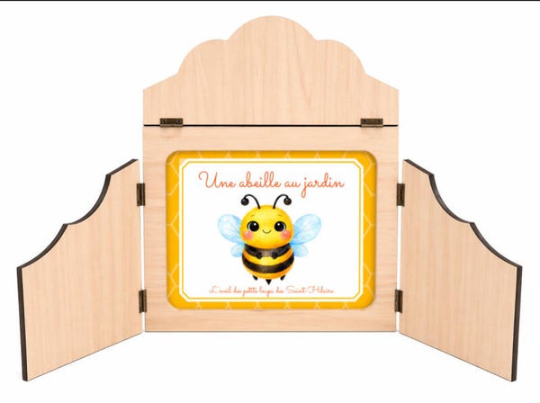 Une abeille au jardin kamishibaï A3