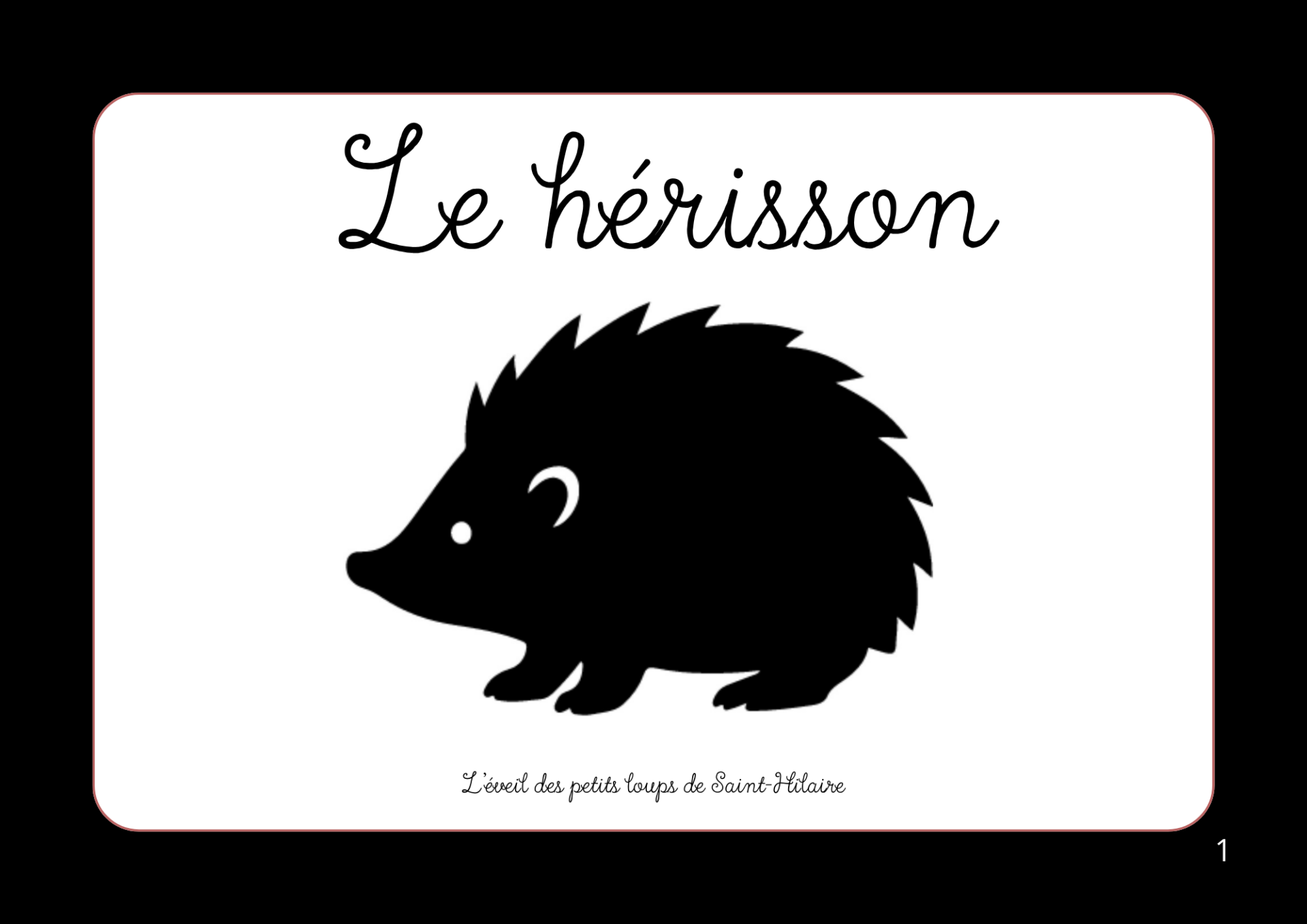 Le hérisson
