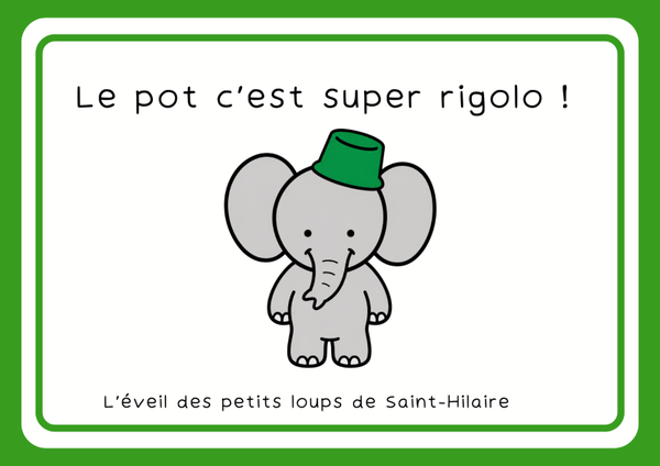 Le pot c’est super rigolo kamishibaï A3