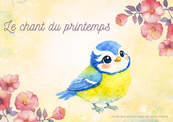 Le chant du printemps kamishibaï A4