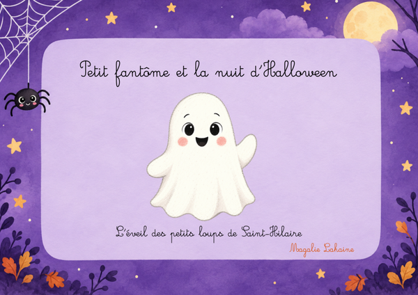 Petit fantôme et la nuit d’Halloween A3