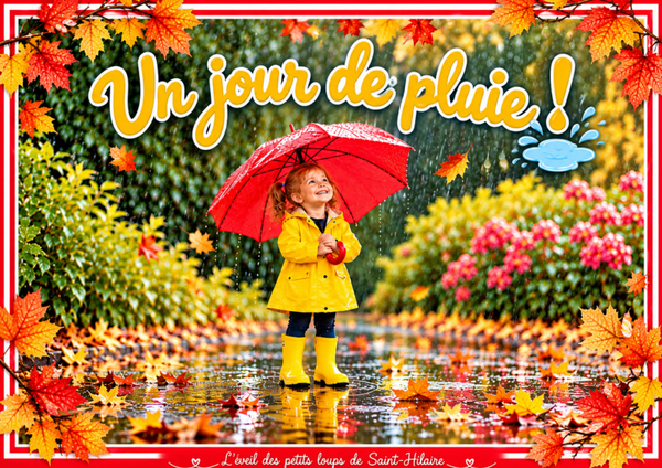 Un jour de pluie ! Kamishibaï