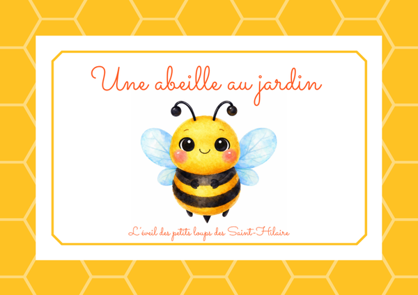 Une abeille au jardin Kamishibaï
