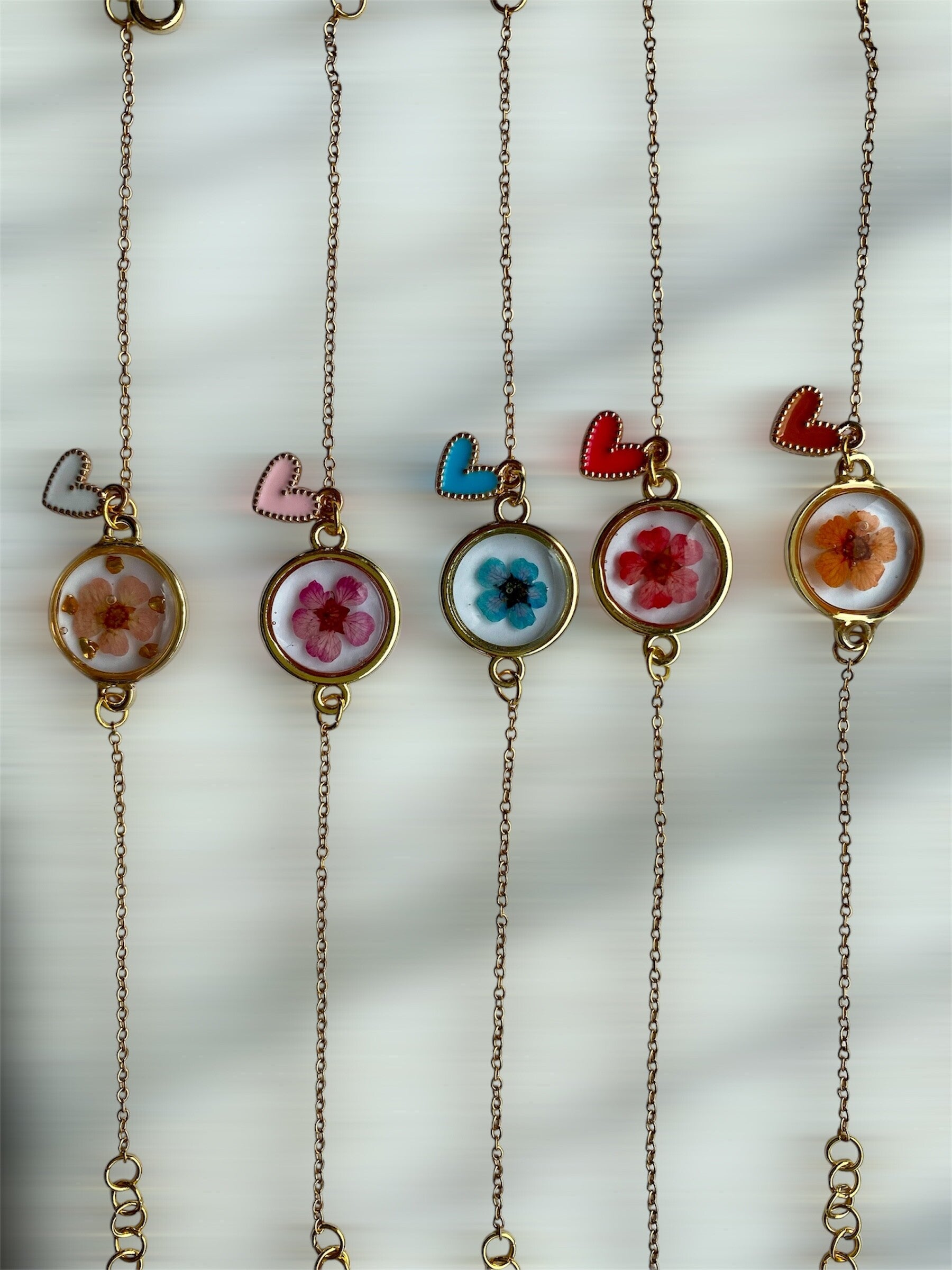 Bracelet fleur personnalisé