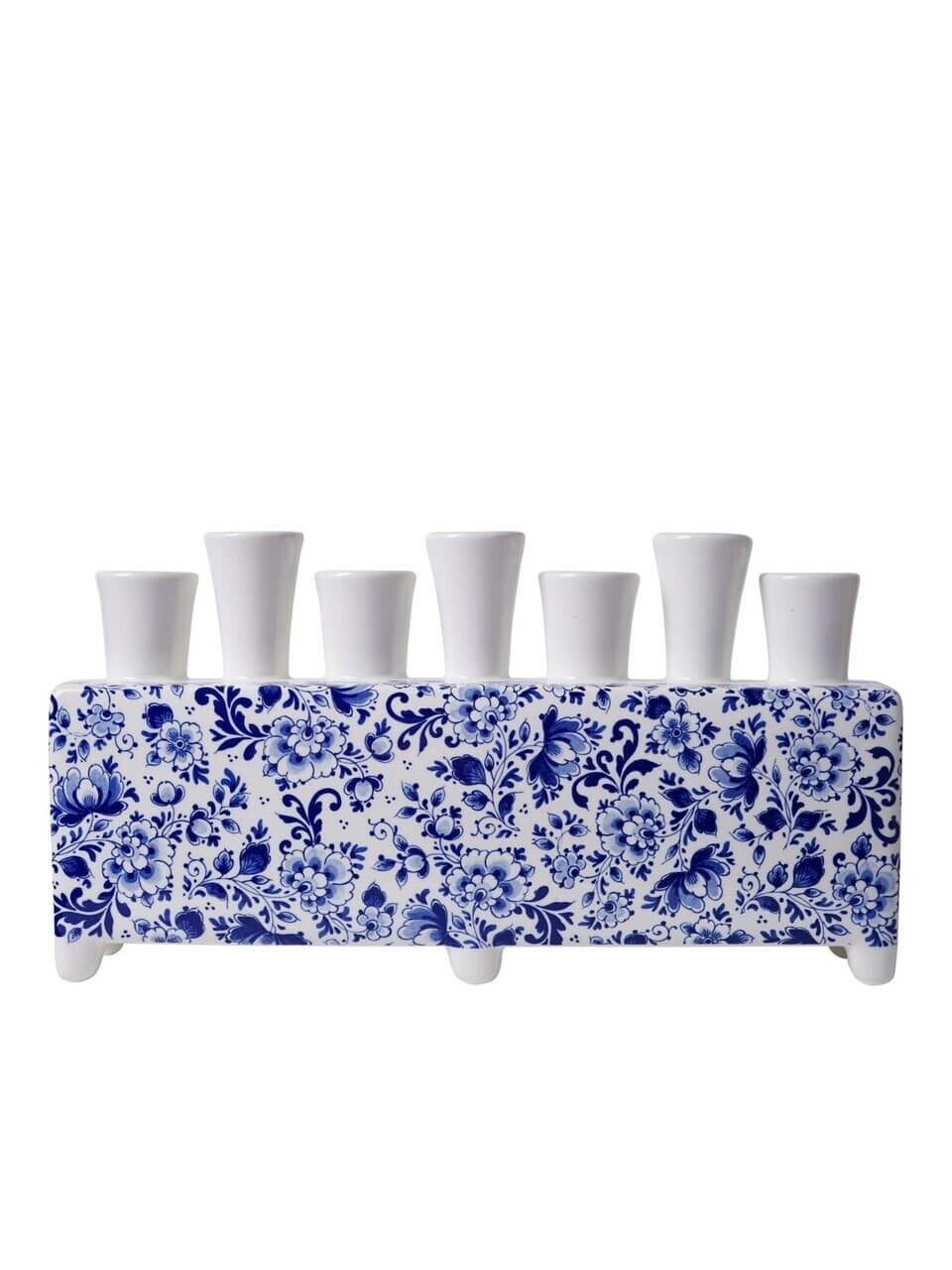 Tulpenvaas Delfts Blauw Rechthoek