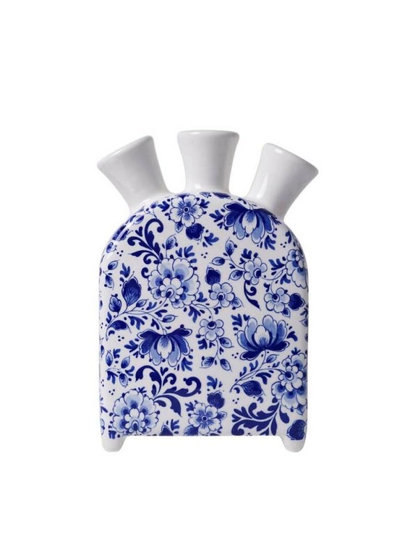 Tulpenvaas Delfts Blauw Klok