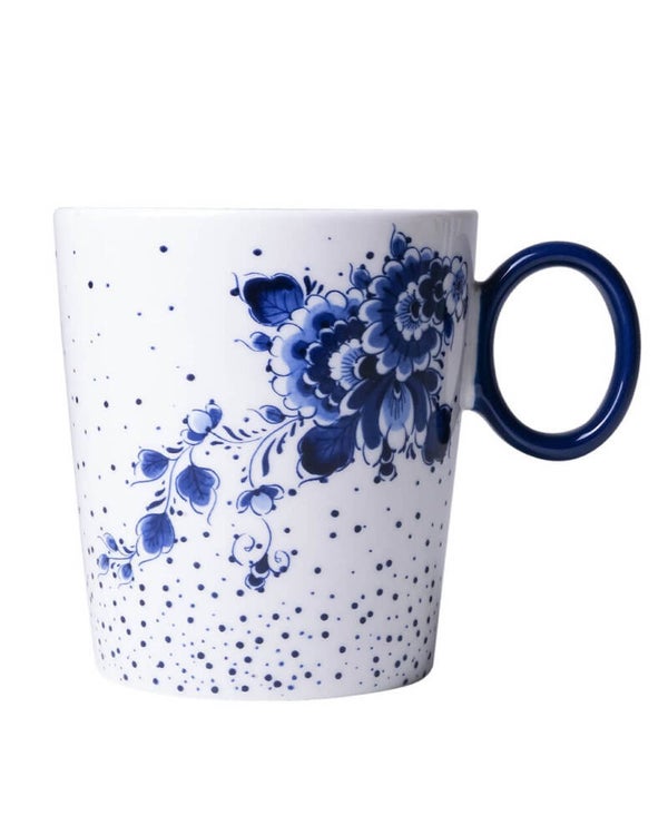 Mok Blauwe Stip Bloementooi