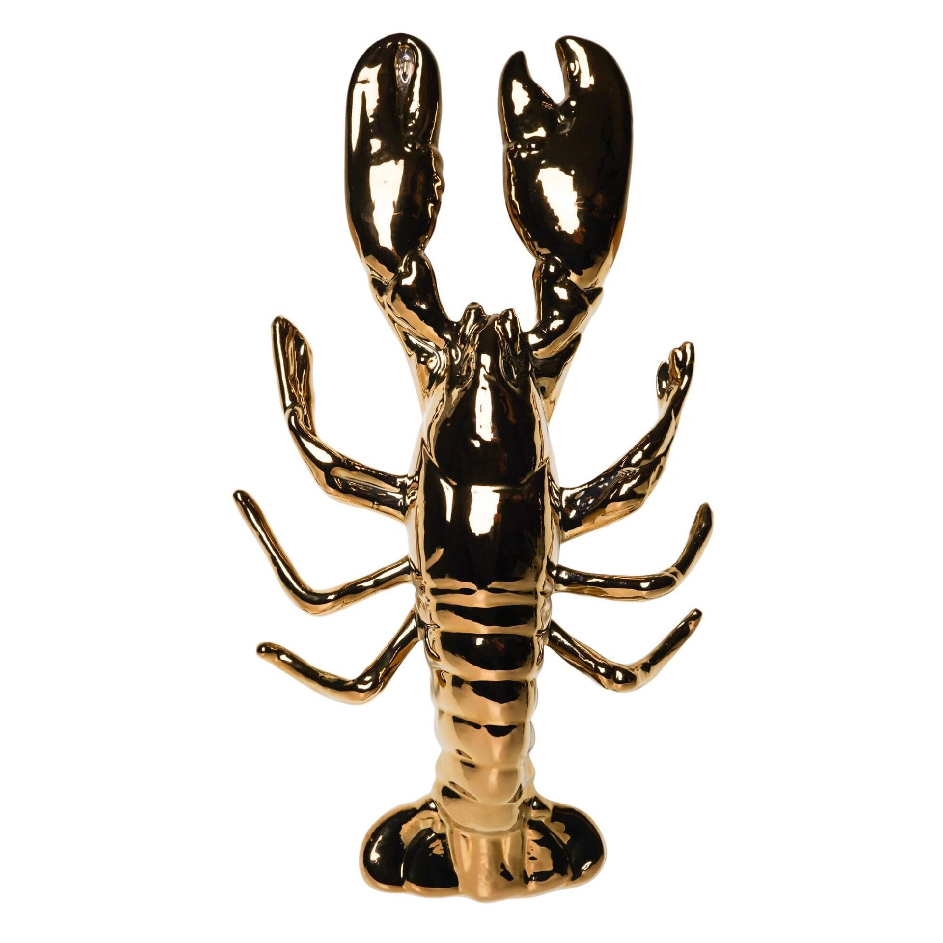 Wanddecoratie Kreeft Goud
