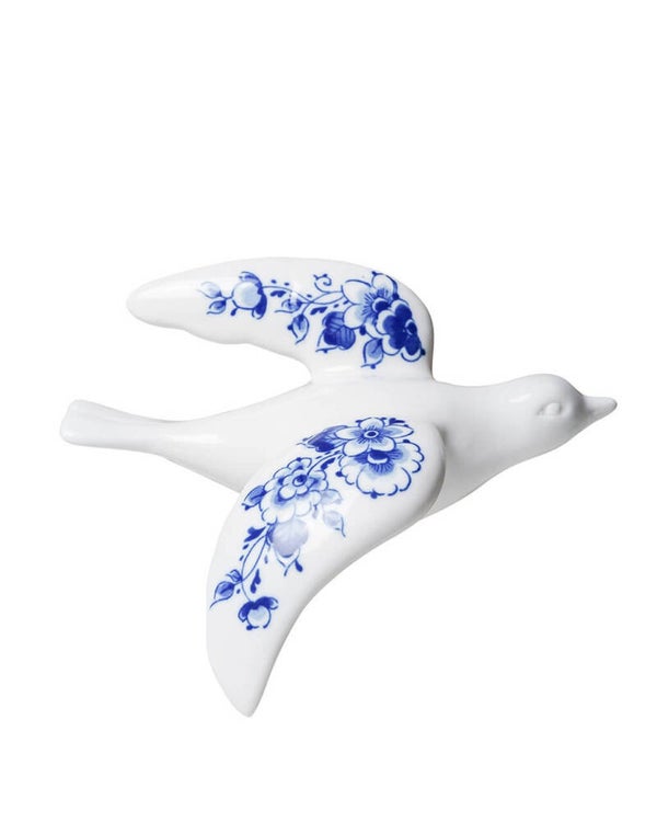 Wandvogel Delfts Blauw nr 4