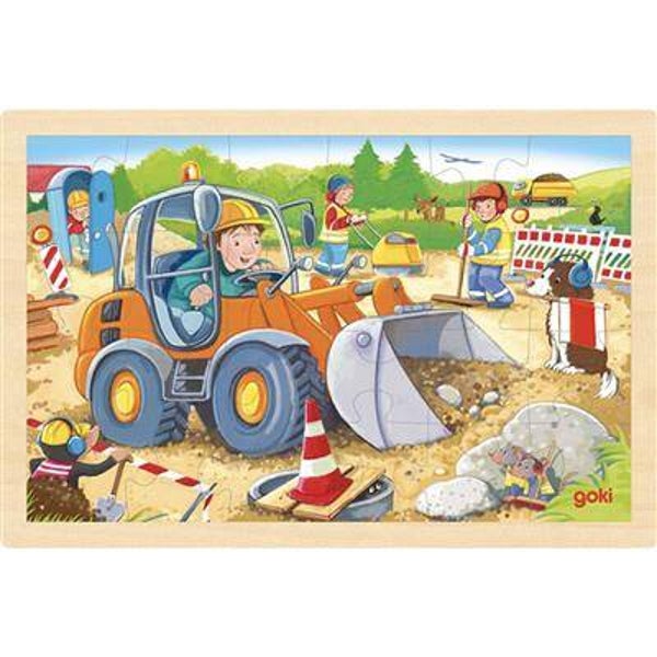 Puzzel Bouwplaats 3+