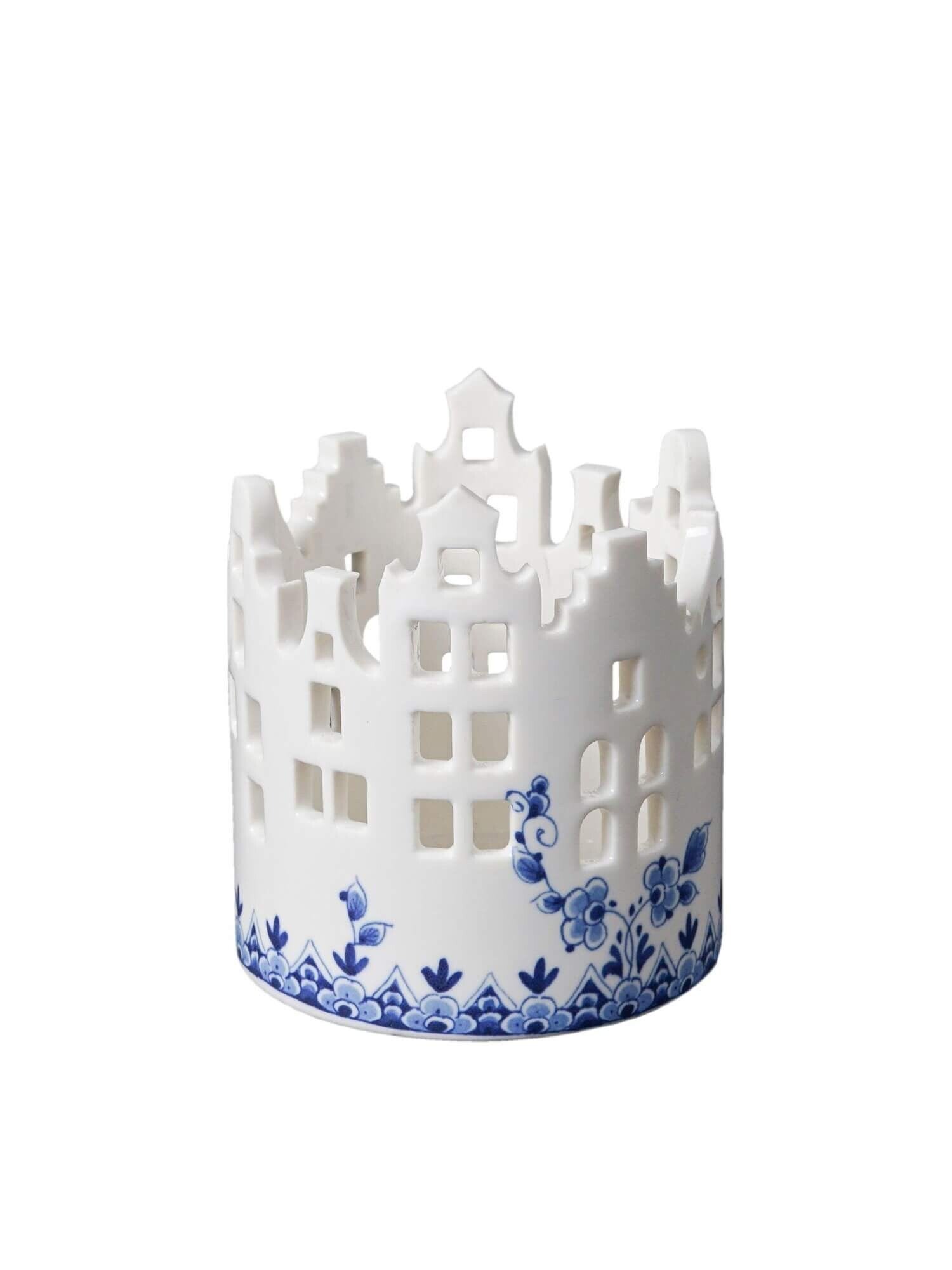 Waxinelichthouder Huisjes 9 cm
