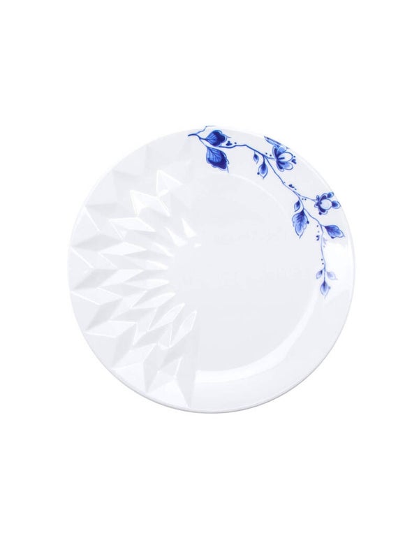 Gebaksbordje Blauw Vouw