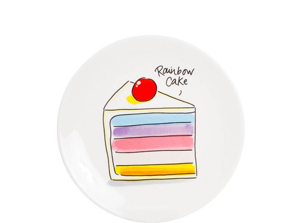 Taartbordje Rainbow Cake
