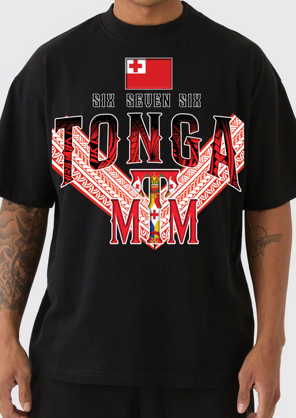 MMT Tongan Black/White Tees