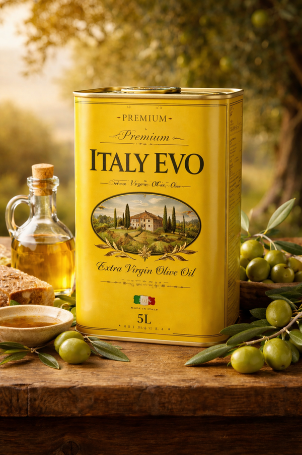 Olio Extravergine di Oliva Biologico – Latta da 5 Litri