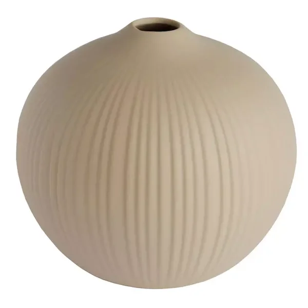 Vaas Linde beige keramiek