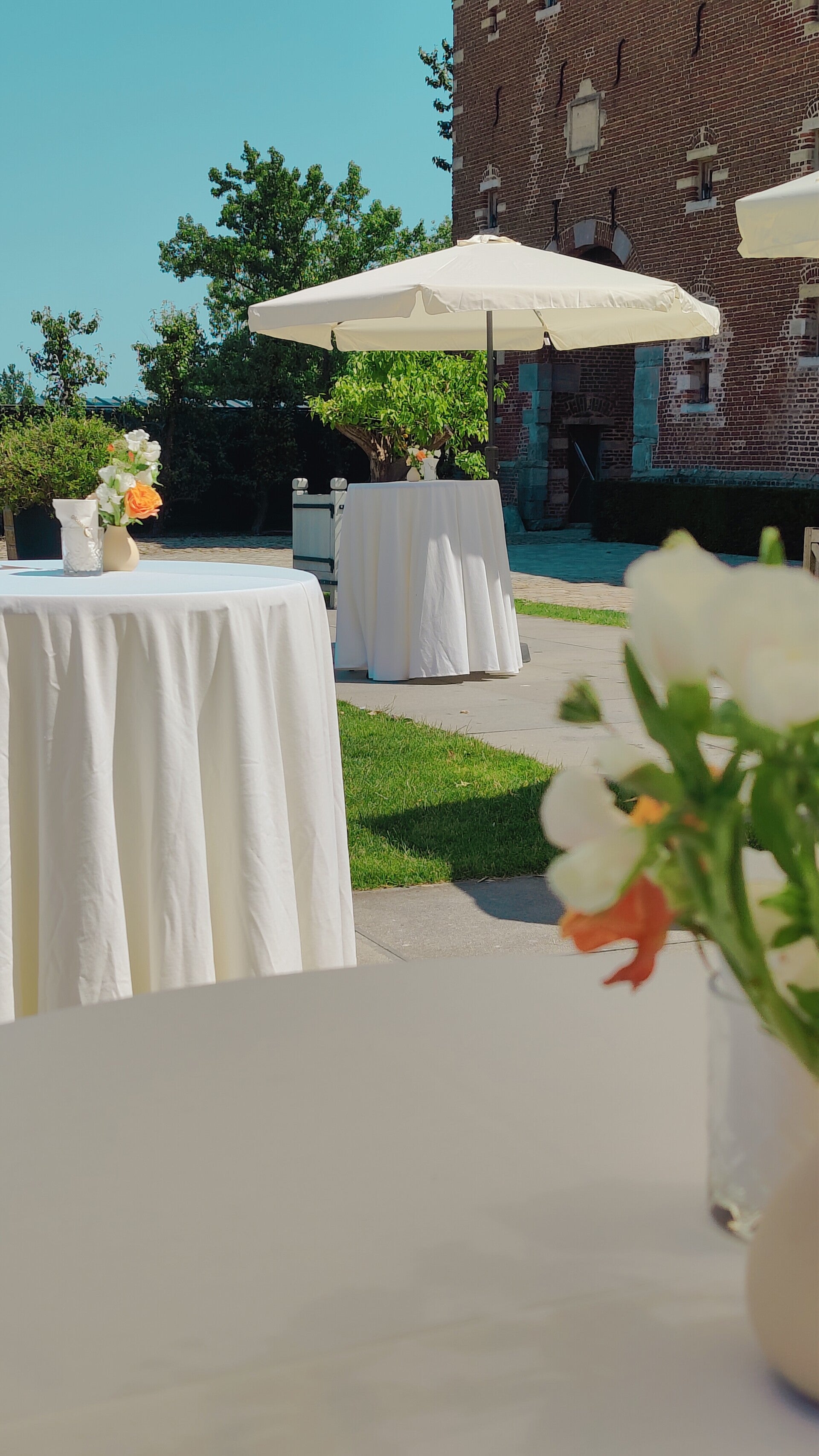 Rond tafellinnen crème 310