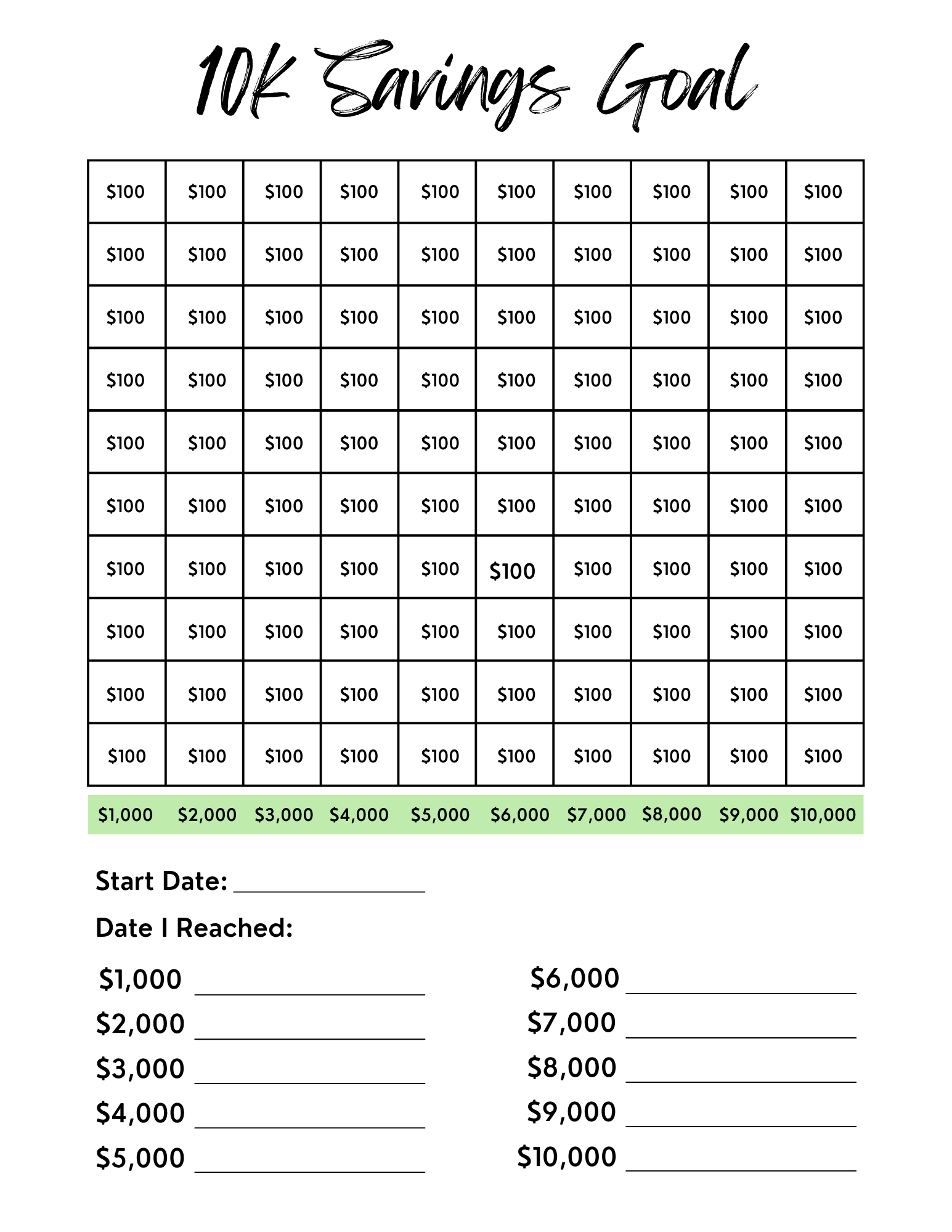 My 10k Saver