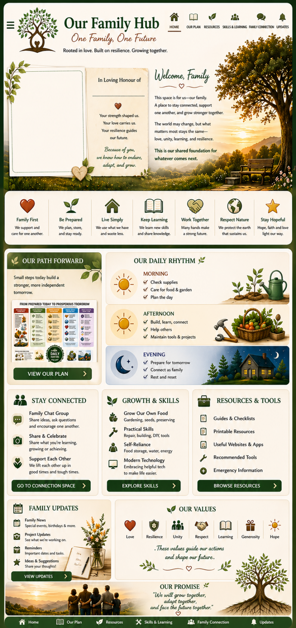 My Family Hub Plan