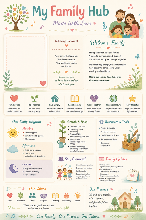 My Family Hub Made With Love