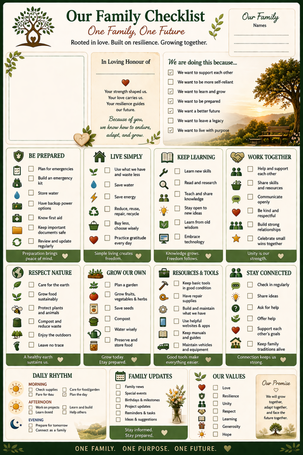 My Family Hub Prepare & Plan