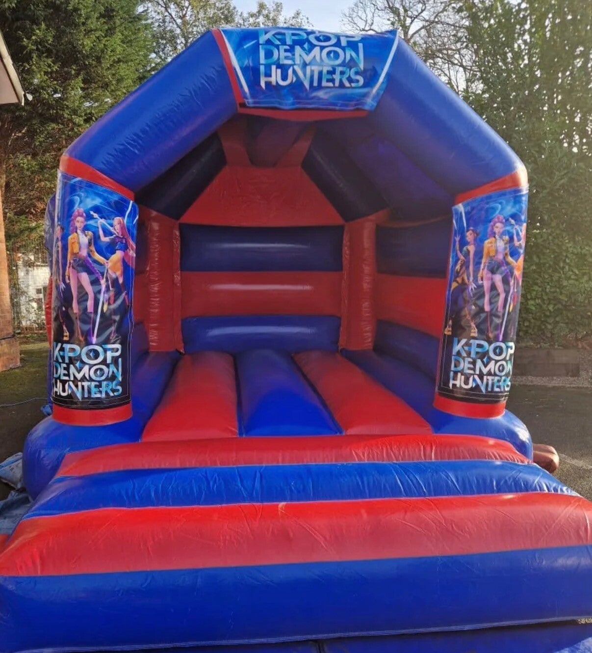 K pop demon hunters bouncy castle