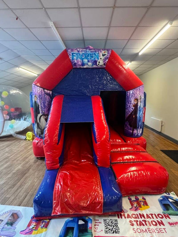 Frozen bouncy castle