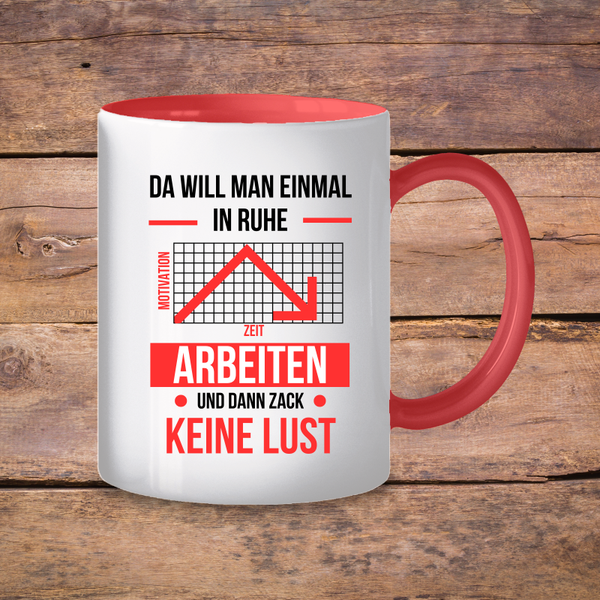 Tasse - Einmal Arbeiten - Kein Bock