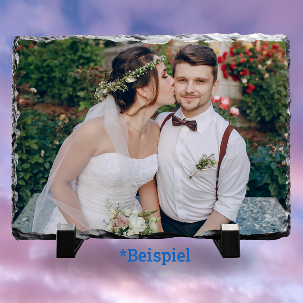 Fototafel aus Schiefer - Rechteckig - Hochglanz / Matt