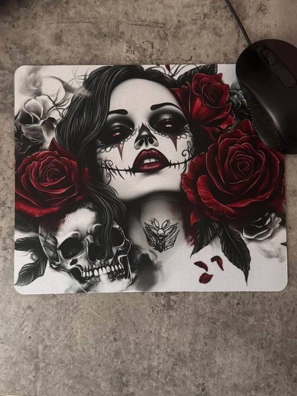 Mousepad - Rose & Skull