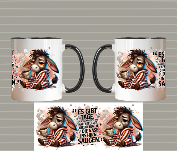 Tasse - Kaffee durch die Nase
