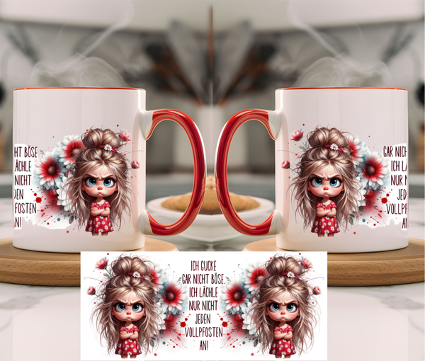 Tasse - Grumpy Mädchen