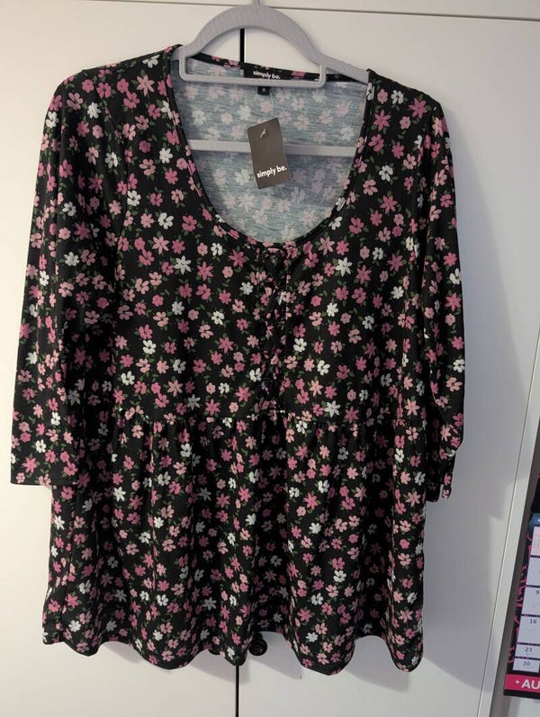 Simply Be Floral Top