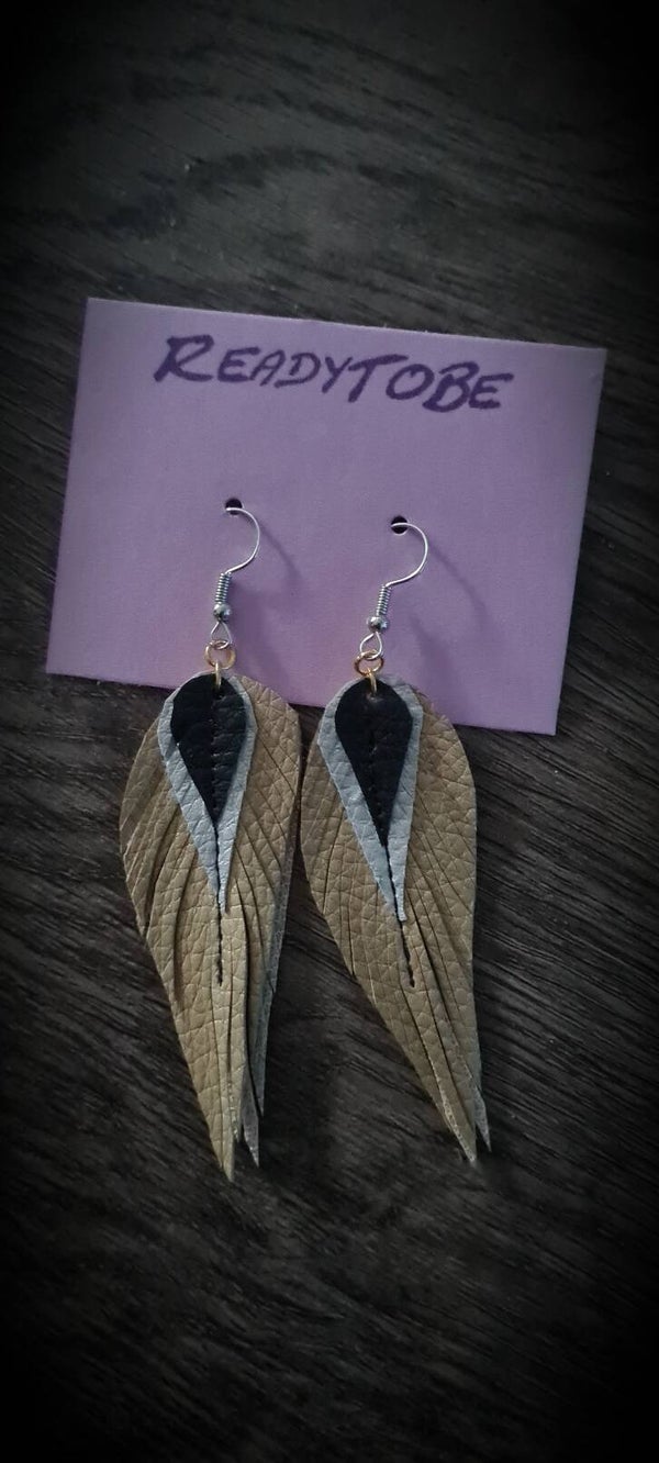 Boucles d'oreilles Plume