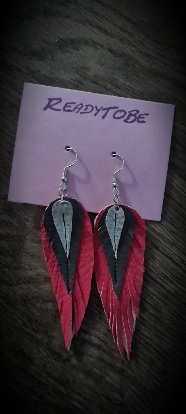 Boucles d'oreilles Plume