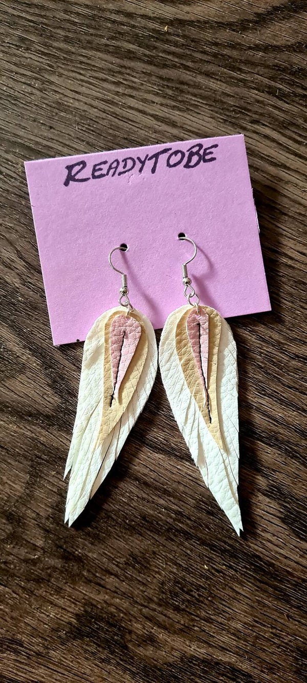 Boucles d'oreilles Plume