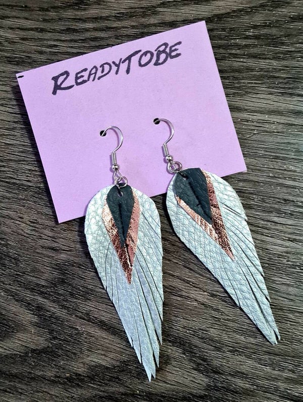Boucles d'oreilles Plume