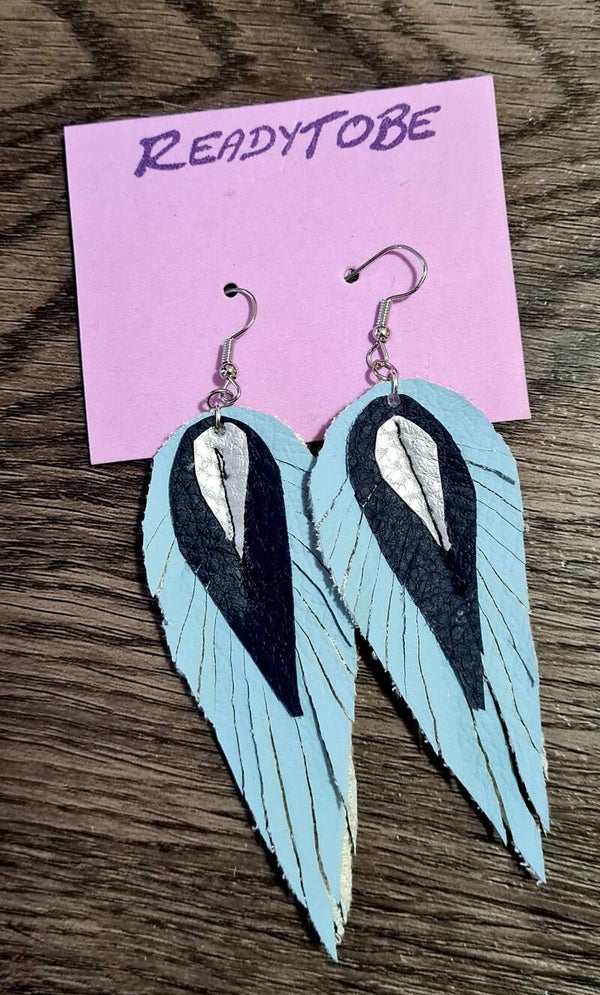 Boucles d'oreilles Plume