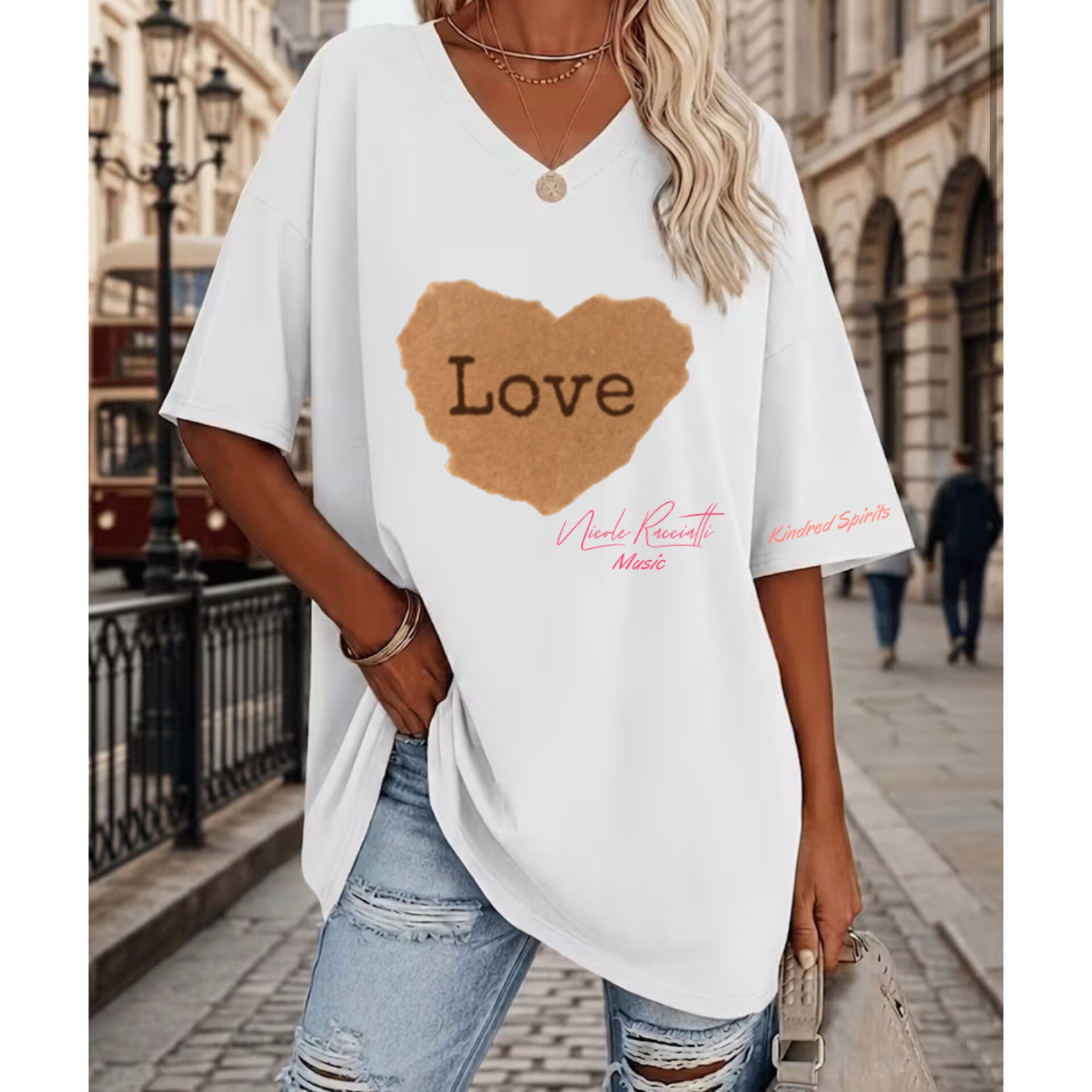 KS Line “Love” Oversized Women’s T-Shirt