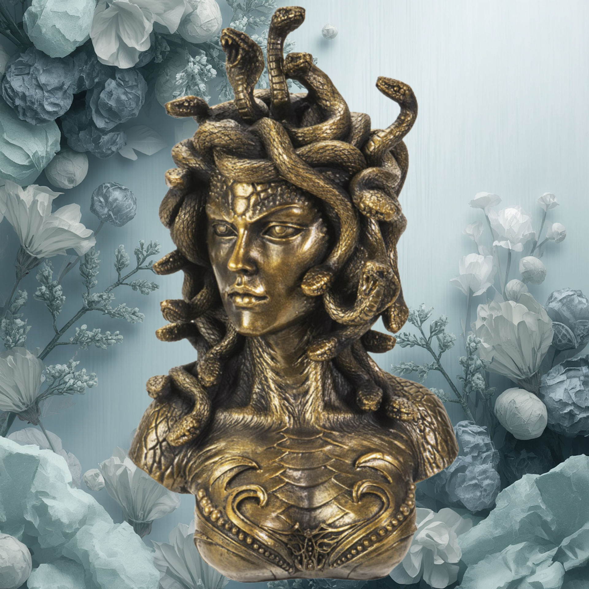 Pacific - Buste van Medusa - Beeld