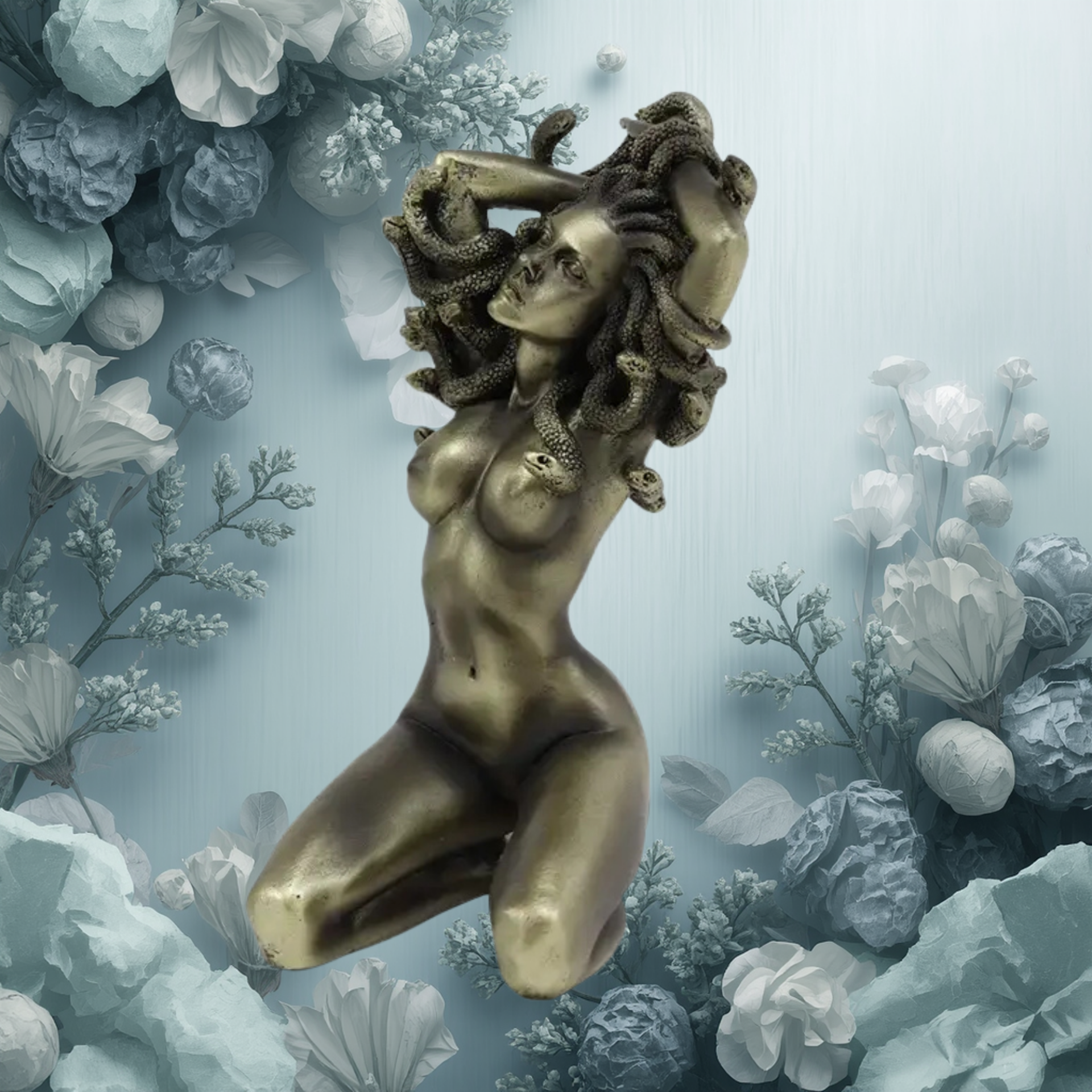 Pacific - Medusa Zittend - Beeld