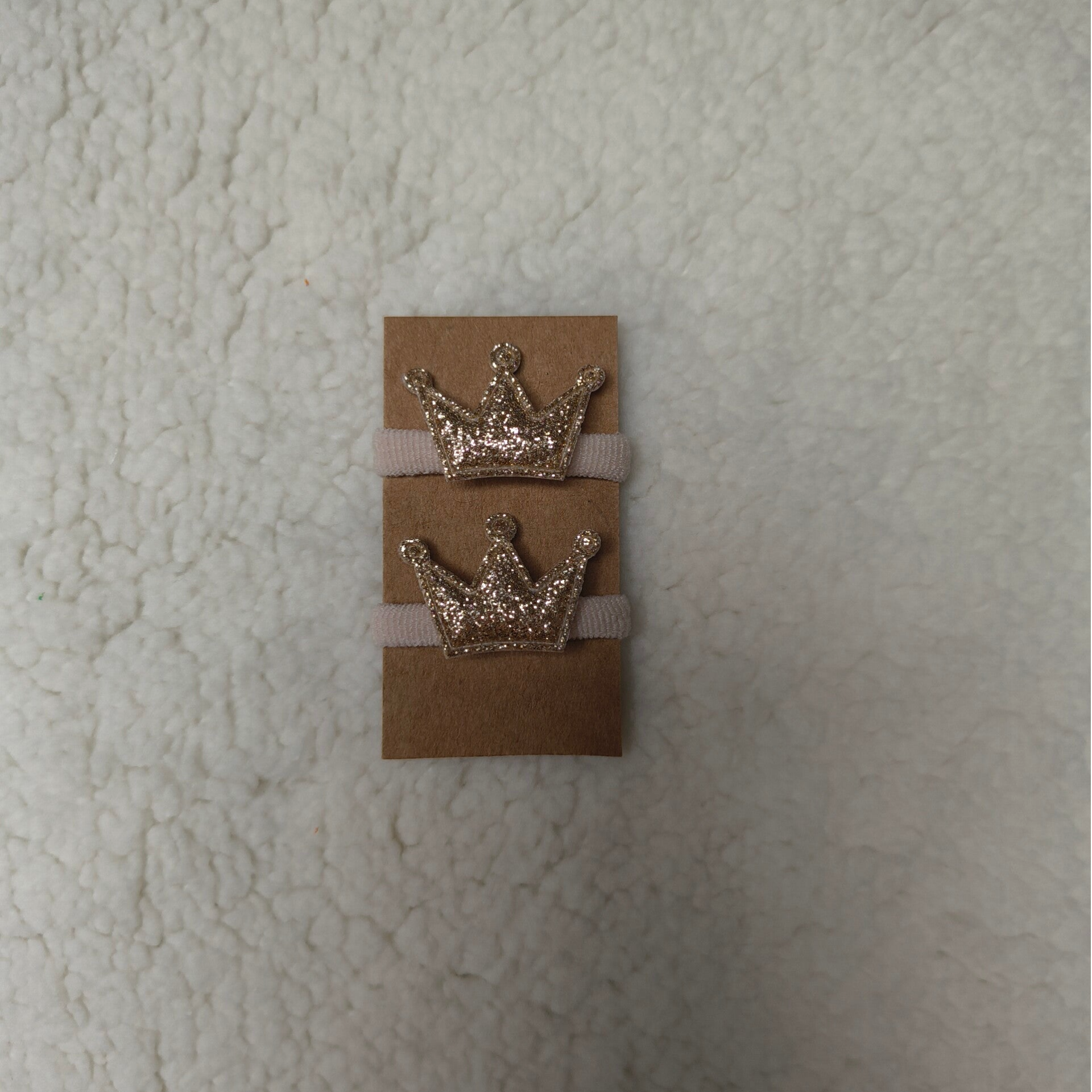 Haarelastiekjes Gouden Kroontje