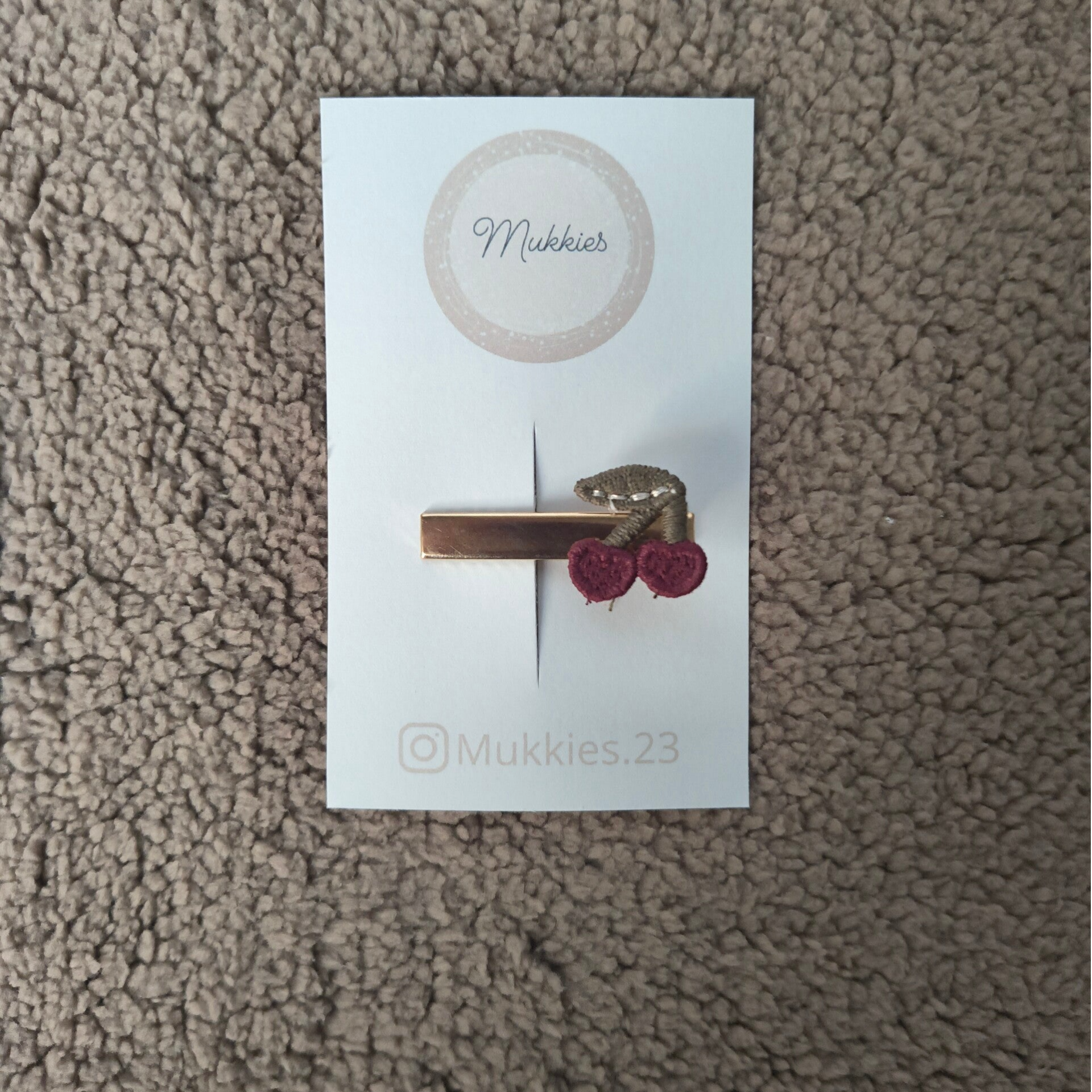 Alligator clip Kers Bordeaux