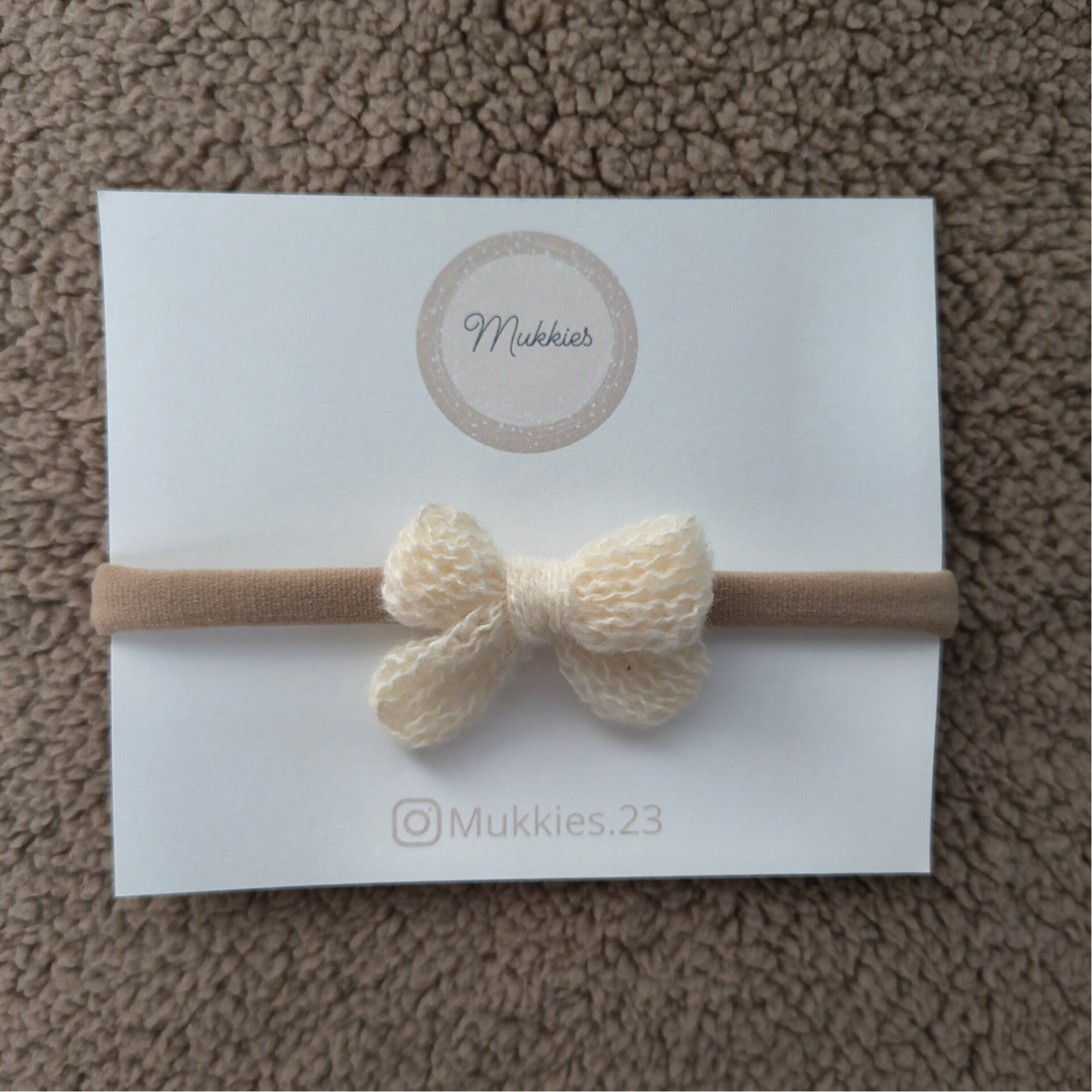 Haarbandjes willen strik creme