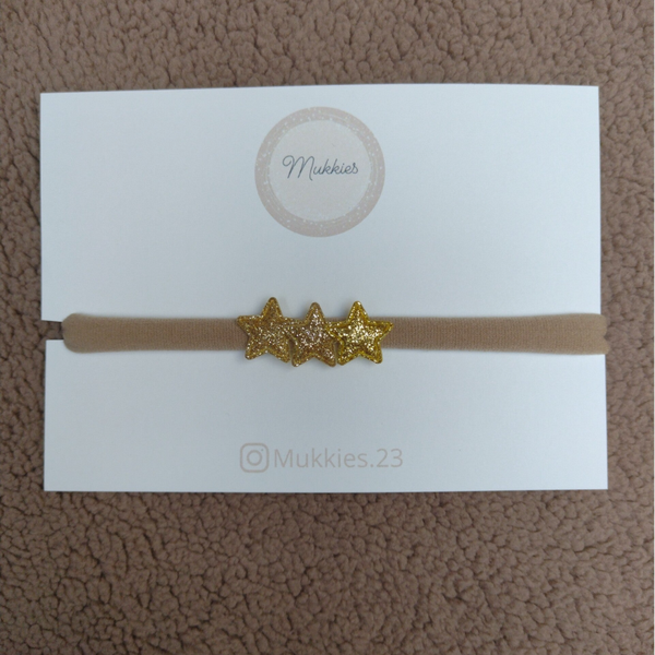 Haarbandje Ster Goud