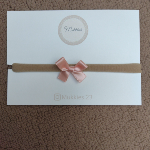 Haarbandje Satijnen Strik Roze