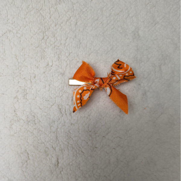 Alligator Clip Oranje Bandana Strik