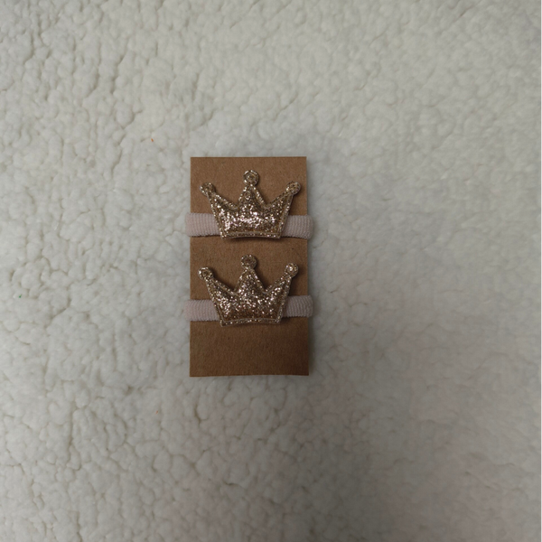 Haarelastiekjes Gouden Kroontje