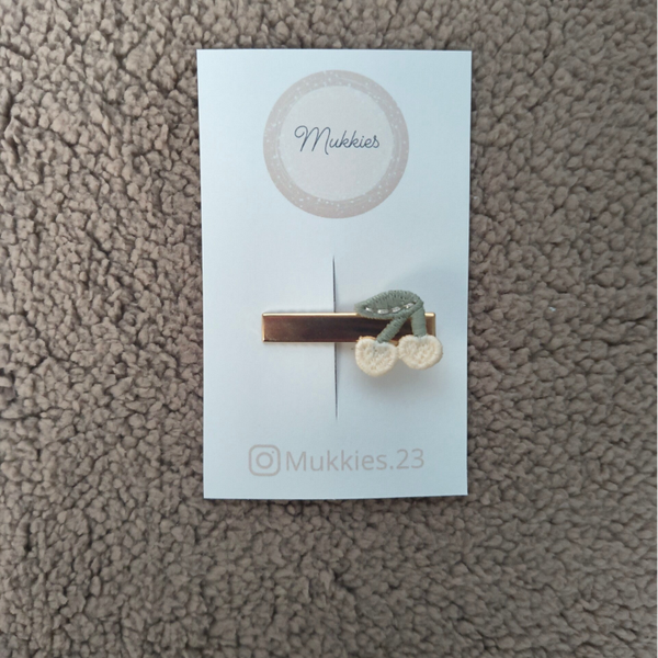 Alligator clip Kers Crème